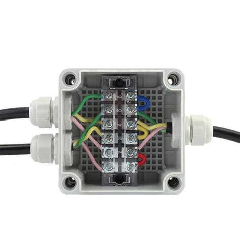 junction box with connectors